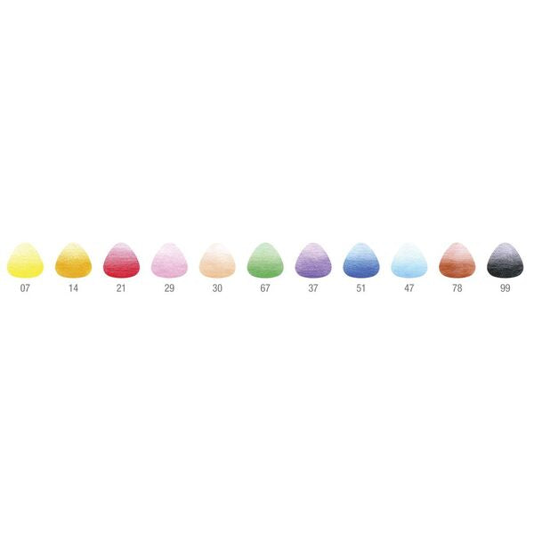 Faber-Castell Triangular Coloured Pencils 12 Pack