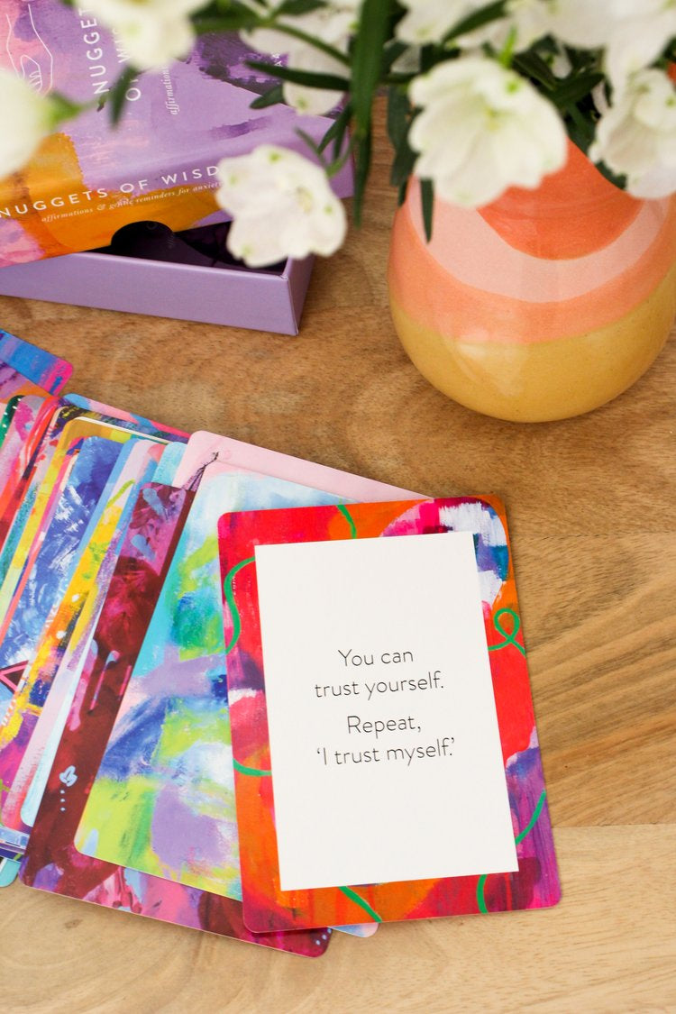 Nuggets of Wisdom - Anxiety Affirmation Cards