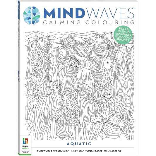 Mindwaves Calming Colouring Aquatic