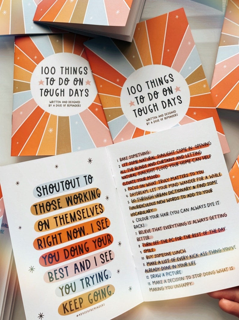 100 Things To Do On Tough Days Book